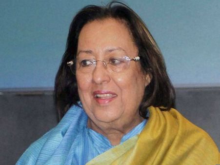 தமிழக ஆளுநராகிறார் மாஜி மத்திய அமைச்சர் நஜ்மா ஹெப்துல்லா?