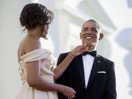 அந்தப் புன்னகைதான்... ஒபாமாவுக்கு மிஷல் கூறிய ரொமான்டிக் 