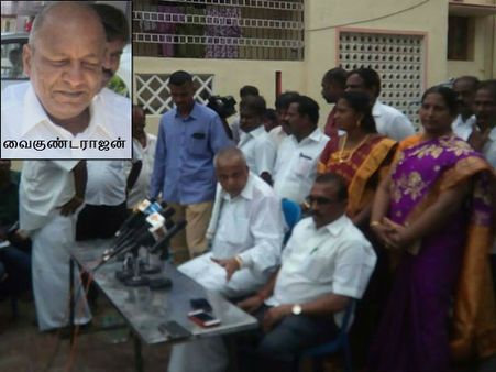 அடுக்கடுக்கான புகார்களை வெளியிட்ட குமரேசன்... வைகுண்டராஜனின் சித்தி மகனாம்!