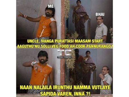 காவிரி, ராம்குமார் தற்கொலை... பரபரப்புகளுக்கு மத்தியில் ‘புரட்டாசி’யை வச்சு செய்யும் நெட்டிசன்கள்!