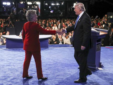 ஜெண்டில்மேன் – உமனாக விடைபெற்ற ட்ரம்ப் - ஹிலரி!