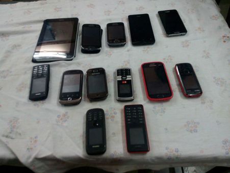 சரமாரியாக செல்போன்களை திருடி சேட்டு கடையில் அடகு வைத்த பலே திருடன்!