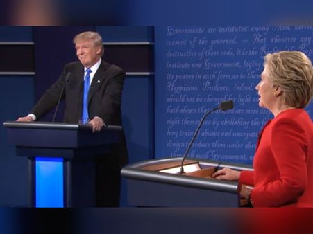 அதிபர் தேர்தல்: முதல் விவாதத்திற்கு பிறகு முந்துகிறார் ஹிலரி; சரிகிறது ட்ரம்ப் செல்வாக்கு!