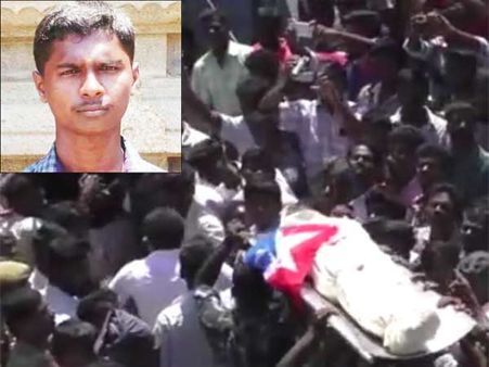 புழல் சிறையில் மரணமடைந்த ராம்குமார் உடல் மீனாட்சிபுரத்தில் அடக்கம்- வீடியோ