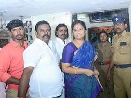 பாலியல் புகார் வழக்கு- மதுரை போலீசில் சசிகலா புஷ்பா ஆஜர் - வீடியோ