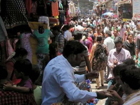 மக்கள் கடலாக மாறிய ஜவுளிக் கடைகள்.. தீபாவளி வியாபாரம் விறுவிறு #diwali