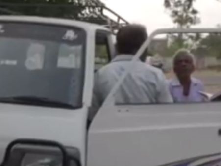 கரூர் பத்திரப்பதிவு அலுவலகத்தில் முதியவரிடம் இருந்து நூதன முறையில் ரூ. 5 லட்சம் திருட்டு- வீடியோ