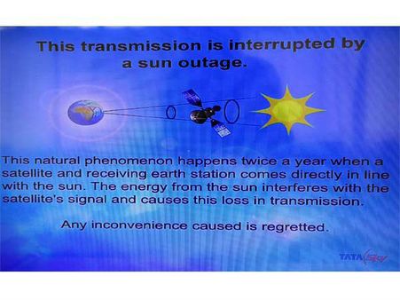 சூரிய புயல்... சில நிமிடங்கள் செயலிழந்த செயற்கைக் கோள்... தடங்கலுக்கு வருந்திய டிவி