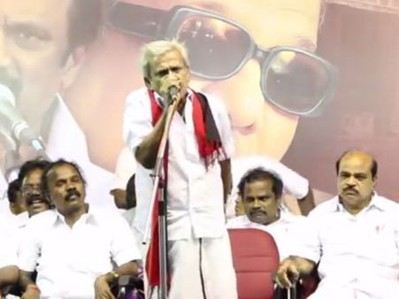 திமுக பேச்சாளர் தீப்பொறி ஆறுமுகம் மதுரையில் காலமானார்