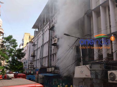 சென்னை பாரிமுனையில் பணபரிமாற்ற மைய கட்டடத்தில் தீ விபத்து