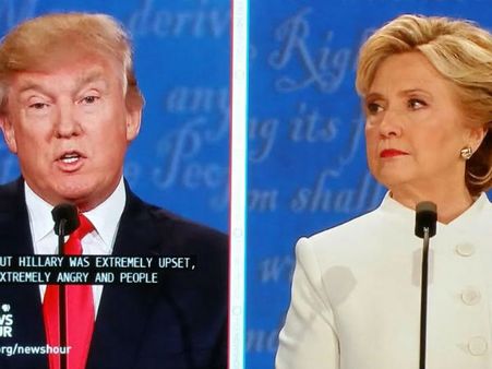 அமெரிக்க அதிபர் தேர்தலில் ட்ரம்ப் முன்னிலை : ஹிலாரிக்கு பின்னடைவு!