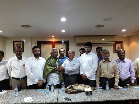 துபாய் ஈமான் அமைப்பின் சார்பில் டாக்டர் சாகிர் உசேன் கல்லூரி நிர்வாகக் குழுவினருக்கு வரவேற்பு