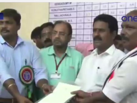 தஞ்சாவூர் தேர்தல்... 26,000 ஓட்டுகள் வித்தியாசத்தில் அதிமுக வேட்பாளர் ரங்கசாமி வெற்றி- வீடியோ