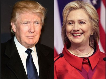 இன்று அமெரிக்க அதிபர் தேர்தல்.. கருத்துக்கணிப்பில் ஹிலாரி முன்னிலை