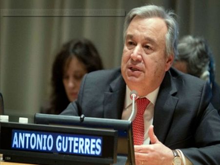 ஐ.நா. புதிய பொதுச்செயலாளராக போர்ச்சுகல் முன்னாள் பிரதமர் அந்தோனியோ குத்தேரஸ் பதவியேற்பு