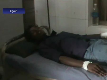 முன் விரோத பகை... உத்தமபாளையம் நீதிமன்றத்திற்கு வந்தவர்களுக்கு அறிவாள் வெட்டு- வீடியோ