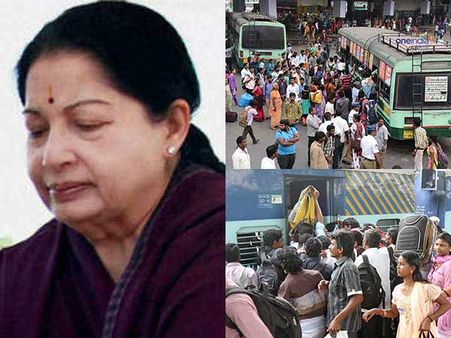 ஜெயலலிதா உடல் நிலை.. வழக்கம் போல் பேருந்துகள் ரயில்கள் ஓடுகின்றன.. இயல்பு நிலை திரும்பியது
