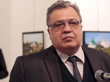 துருக்கிக்கான ரஷ்ய தூதர் மர்ம நபரால் சுட்டுக்கொலை.. மேலும் 3 பேர் படுகாயம்