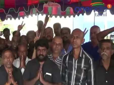 ஜெயலலிதாவிற்காக மொட்டை போட்டு இரங்கல்... 3ம் நாள் ஈமச்சடங்கும் செய்த திருப்பூர் அதிமுகவினர்- வீடியோ