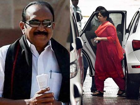 அப்பா எப்படி இருக்காரு இப்போ?... கனிமொழியிடம் விசாரித்த வைகோ