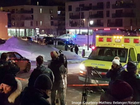 கனடா மசூதியில் மர்ம நபர் துப்பாக்கிச்சூடு: தொழுகையில் ஈடுபட்டிருந்த 5 பேர் பலியான பரிதாபம்