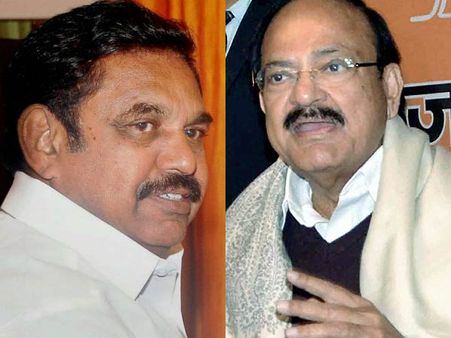 கத்காரியைத் தொடர்ந்து, வெங்கய்யா, ரவிசங்கர் பிரசாத்தை சந்தித்த எடப்பாடி!