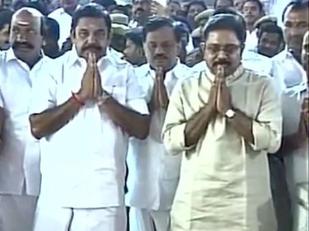 அண்ணா, எம்ஜிஆர், ஜெ. நினைவிடங்களில் முதல்வர் எடப்பாடியார் மரியாதை