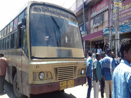 திண்டுக்கல்: பிரேக் பிடிக்காத அரசு பஸ் மோதி செருப்பு தைக்கும் தொழிலாளி பரிதாபமாக பலி