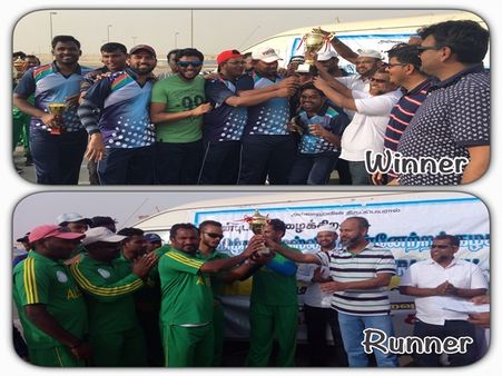 அபுதாபியில் தமுமுக சார்பில் கிரிக்கெட் போட்டி.. கோப்பையை வென்றது இ.டி.ஏ அணி!