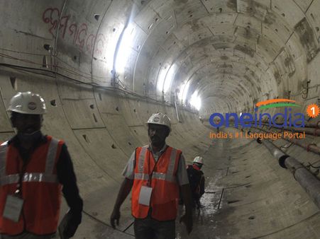 மெட்ரோ ரயில் சுரங்கத்தில் திடீர் எண்ணெய் கசிவு… அண்ணா சாலையில் பரபரப்பு