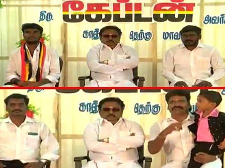 கற்சிலை மாதிரி போஸ் கொடுத்த 