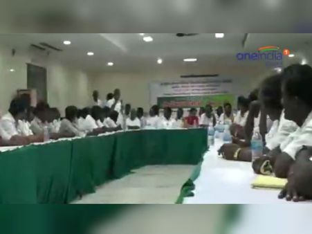 நாளை முழு அடைப்புப் போராட்டம்... விழுப்புரத்தில் அனைத்துக் கட்சிக் கூட்டம்! - வீடியோ