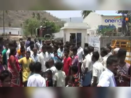 ஆழ்துளை கிணறமைக்க வந்த தனியார் நிறுவனத்தை விரட்டியடித்த சேலம் மக்கள்! - வீடியோ