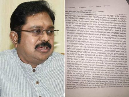 ரூ1.30 கோடியுடன் தினகரனின் புரோக்கர் சுகேஷ் டெல்லியில் சிக்கியது எப்படி? எப்.ஐ.ஆரில் பரபர தகவல்கள்!