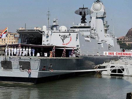சென்னை துறைமுகம் வந்தது ஐஎன்எஸ் போர்க்கப்பல்.. பொதுமக்கள் தினமும் பார்வையிடலாம்