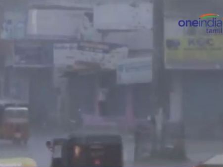 பொத்துக்கிட்டு ஊத்திய வானம்... மகிழ்ச்சியில் தேனி, கம்பம் மக்கள்! - வீடியோ