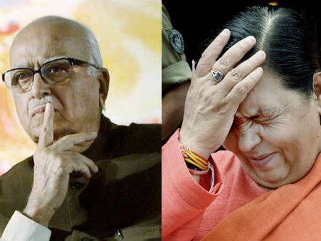 பாபர் மசூதி வழக்கு.. அத்வானியின் ஜனாதிபதி கனவு கலைந்ததா? உமா பாரதி அமைச்சர் பதவிக்கும் ஆபத்து!