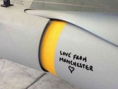 'லவ் ஃபிரம் மான்செஸ்டர்'.. பிரிட்டன் ராணுவ விமானத்தில் வாசகம்.. எதற்கான கோடுவேர்டு தெரியுமா?