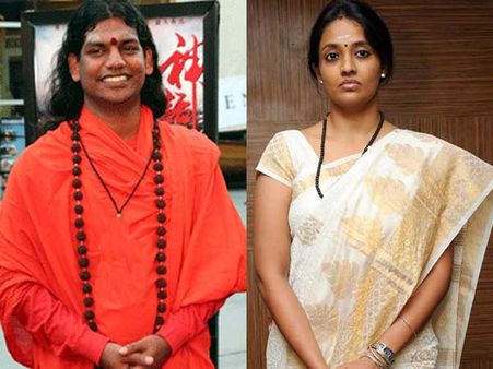 நித்தியானந்தா பெயரைச் சொல்லி வரிந்து கட்டி சண்டையில் குதித்த ரஞ்சிதா.. பல்லாவரத்தில் பரபரப்பு!