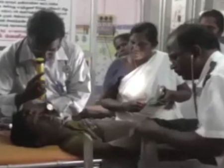 உளுந்தூர்பேட்டையில் பலத்த மழை... இடி தாக்கி இருவர் பரிதாப பலி: வீடியோ