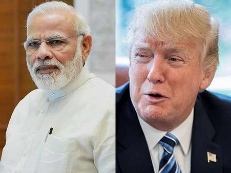 அமெரிக்க அதிபர் டிரம்பை சந்தித்தார் பிரதமர் மோடி!