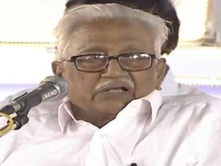 இந்தியாவிலேயே அறிவுக்கூர்மை மிக்க தலைவர் கருணாநிதி.. 94 வயது நண்பரை வாழ்த்திய 95 வயது அன்பழகன்!