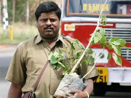 38,000 மரங்கள் நட்ட கோவை நடத்துனர்... சிபிஎஸ்இ பாடப்புத்தகத்தில் இடம்பிடித்து சாதனை