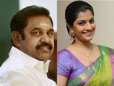முதல்வர் எடப்பாடி பழனிச்சாமியுடன் நடிகை வரலட்சுமி திடீர் சந்திப்பு!