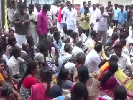 பாலைவனமாகும் ஆறுகள்... கரூரில் மணல் குவாரி முற்றுகை - வீடியோ