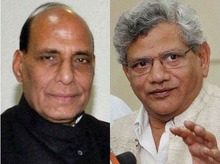 ஜனாதிபதி பதவியைக் கைப்பற்ற பாஜக தீவிரம்... சீதாராம் யெச்சூரியுடன் ராஜ்நாத் சிங் சந்திப்பு