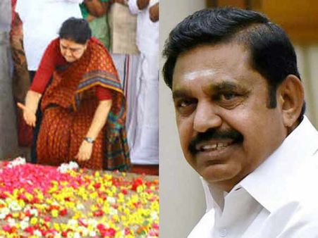 சசிகலா ஜெ. சமாதியில் ஓங்கி அடித்தார்.. ஈபிஎஸ் யார் கையில் அடித்து சத்தியம் செய்தார் தெரியுமா?