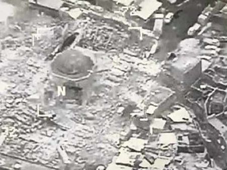 800 ஆண்டுகள் பழமையான மொசூல் பெரிய மசூதியை வெடி வைத்து தகர்த்தது ஐஎஸ்ஐஎஸ்... ஈராக் குற்றச்சாட்டு