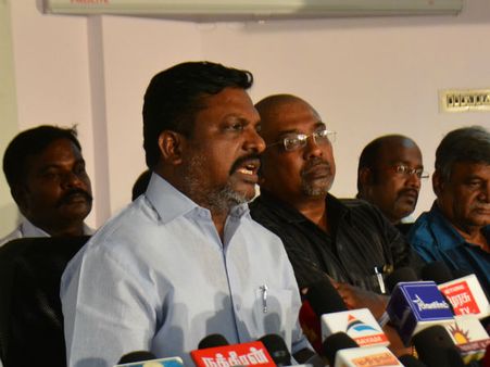 கே.ஆர். நாராயணனும்.. ராம்நாத்தும் ஒன்னா.. தலித் என்பதால் ஆதரிக்க முடியாது.. திருமாவளவன் காட்டம்