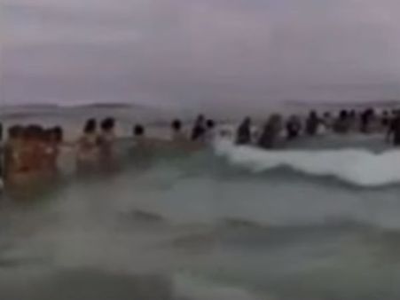 கடலில் தத்தளித்த 9 பேரை மனிதச் சங்கிலியாக மாறி காப்பாற்றிய மக்கள்! அமெரிக்காவில் நெகிழ்ச்சி